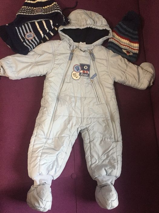 600 грн!Комбинезон wojcik 74 р+шапки+ пинетки