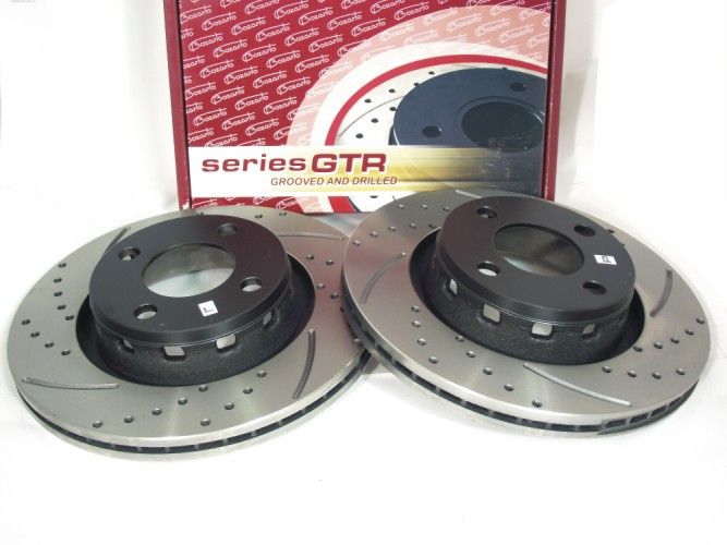 TARCZE hamulcowe Bozarto wiercone nacinane Audi 80 B4 2.0 2.3 280mm