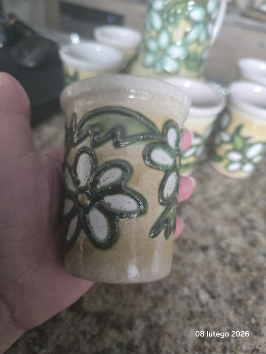 Zestaw ceramiczny świetny  ceramiczny