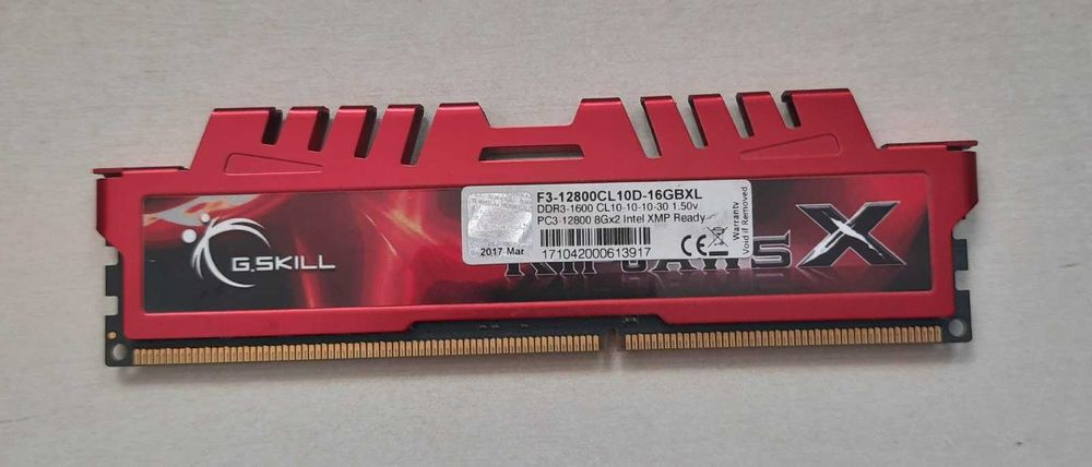 Память G.SKILL DDR3-1600 8GB - 900 грн (1 шт.) одной планкой!