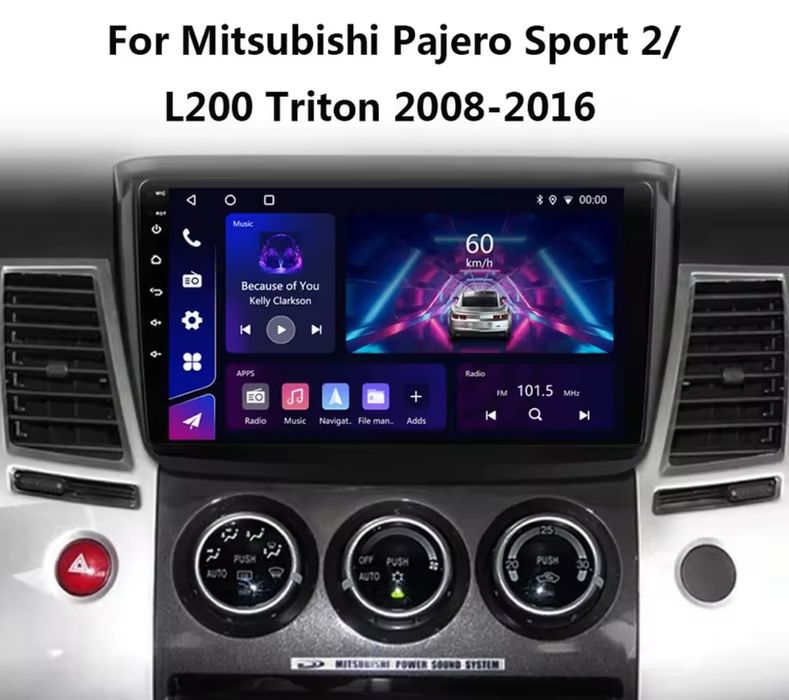 ‼️ Mitsubishi Pajero, Lancer X, Pajero Sport L200, Outlander, Peugeot 4007, Citroen C-Crosser Android магнітола Carplay Android auto  DSP