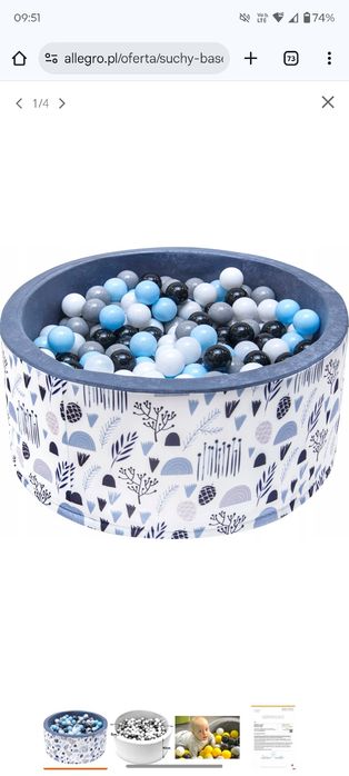 Basen z kulkami dla dzieci