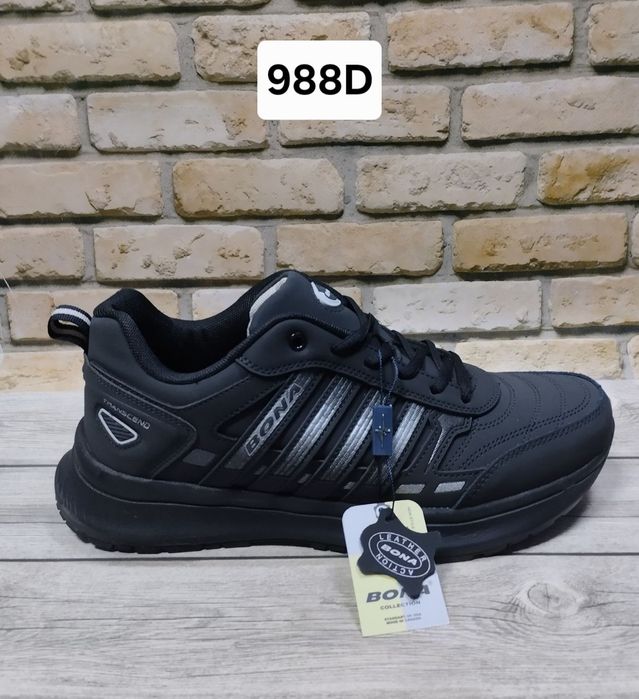 Чоловічі шкіряні кросівки Bona 988D 41-46p.