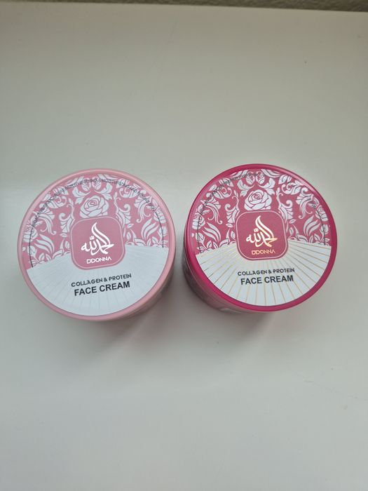 Conjunto 2 Creme Faciais com Colagénio e Proteina com cheiro dos Yara