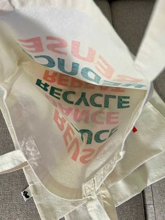 Tote bag Reuse Reduce Recycle