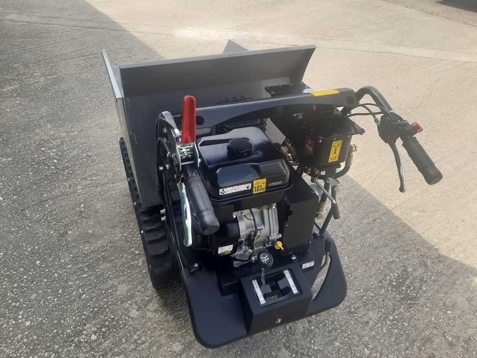 Mini Dumper Lagartas 500Kg com basculamento hidráulico