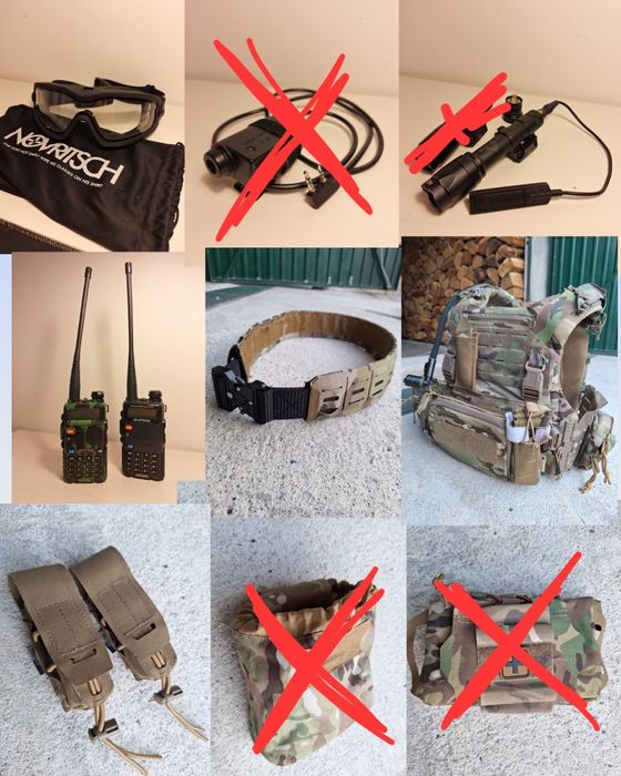 Artigos para caça, airsoft, paintball