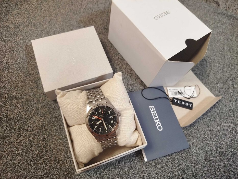 б.в. Seiko 5 SSK023 GMT Made in Japan механіка 4R34 наручний годинник