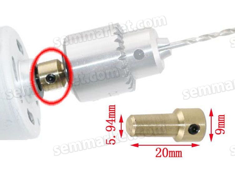 Кулачковый патрон конус JT0, адатперы на вал 3.2-5.0 мм
