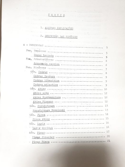 Livro: primeiras noções de dendrologia Florestal
