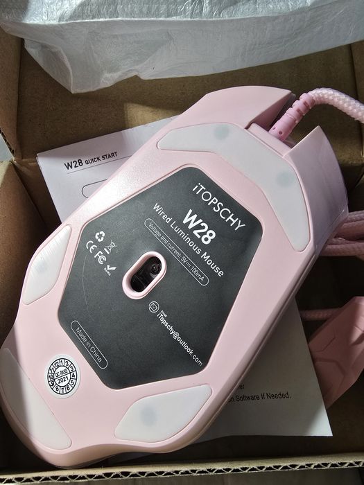 Mysz Gamingowa PINK QC-W28.