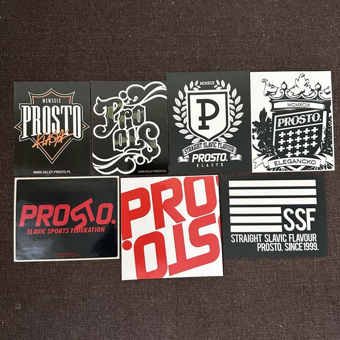 Naklejki wlepy prosto supreme stoprocent plny