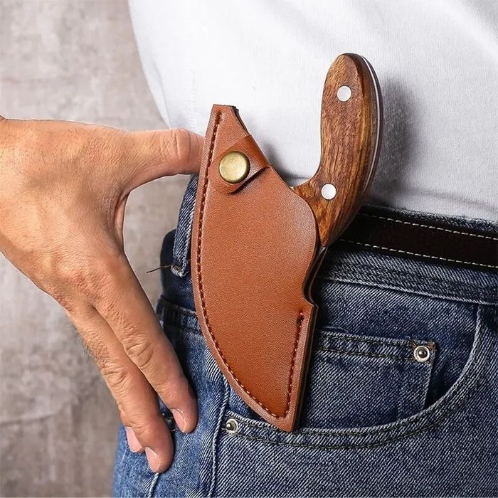 Faca aço inoxidável com capa