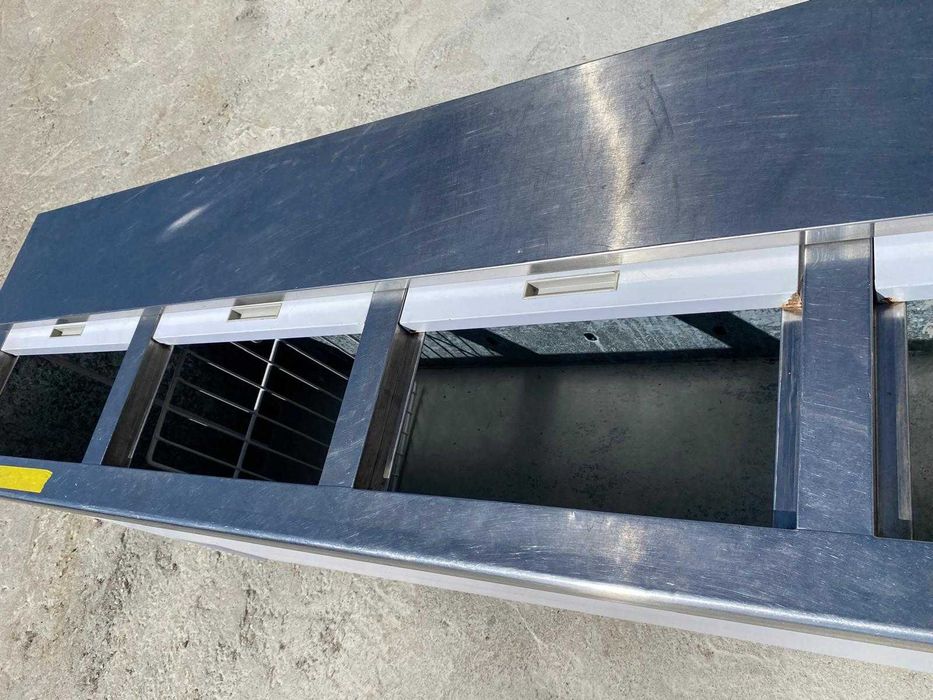 Armário frigorifico / botelheira em inox 4 portas