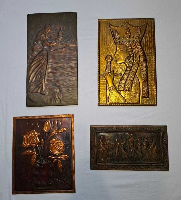 Чеканки часів СРСР (к-кт 4 шт)