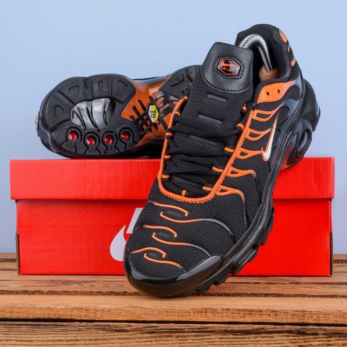 (1959) Акція! Кросівки Nike Air Max TN Plus чорні (41 42 43 44) найк найки