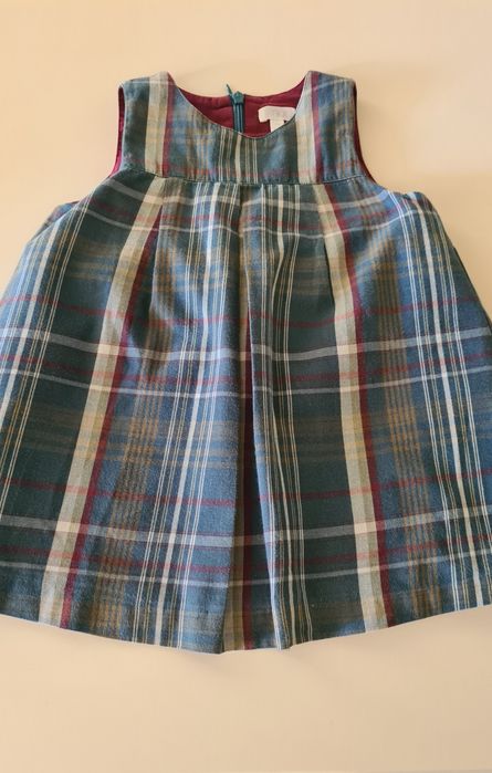 Vestidinho de menina Knot, tam. 12 Meses