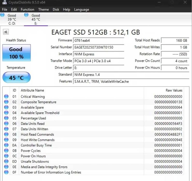 SSD M2 Nvme 512GB 1TB  Нові
