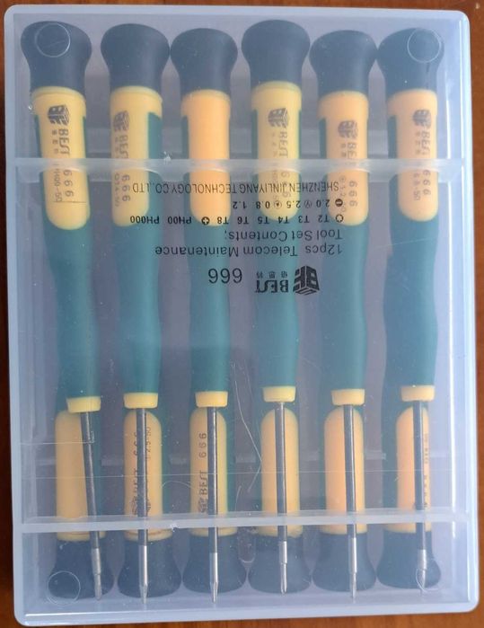 Jogo de 12 Chaves de precisão, Telemoveis, Relógios Etc.- NOVO