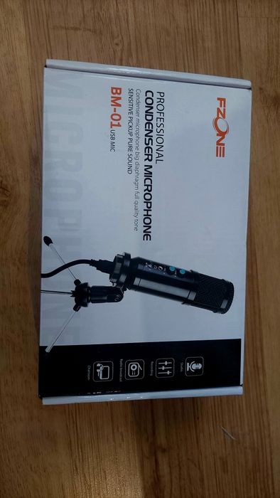 Mikrofon pojemnościowy FZONE BM-01 - USB