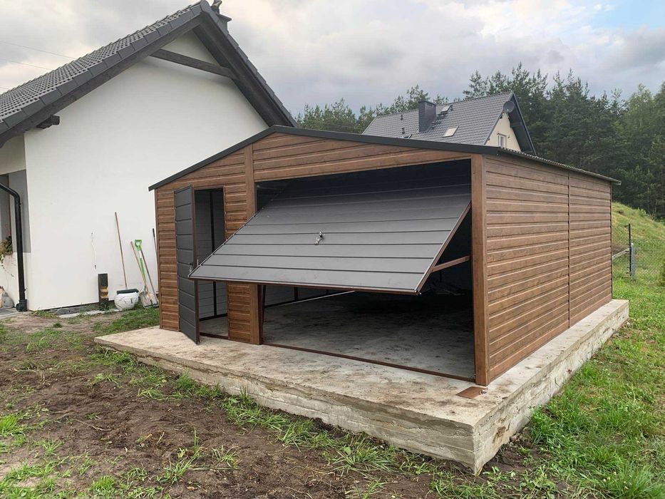 Producent garaży blaszanych, PREMIUM, profil zamknięty