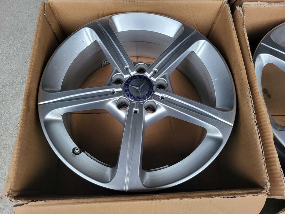 [489] Felgi aluminiowe Oryginał MERCEDES 17 Cali 5x112 ET44 +Czujniki
