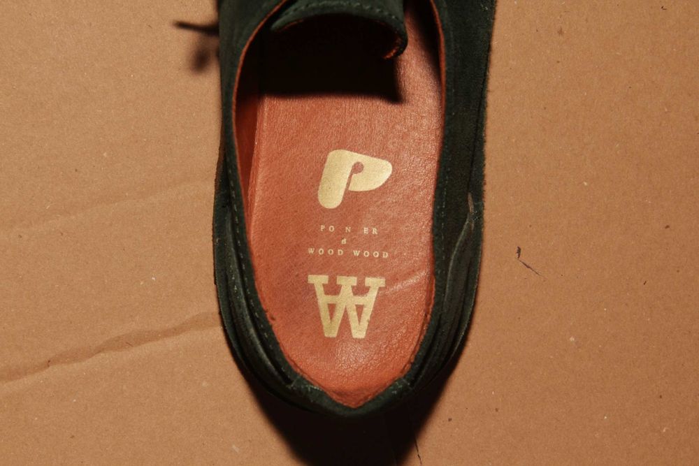WOOD WOOD X Pointer замшевые туфли, кожаный салон 28-28.5 см