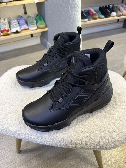 ОРИГІНАЛ 100% Adidas Terrex Unity Leather Mid RAIN.RDY WATERPROOF | IF4977 НЕ ПРОМОКАЮТЬ осінь зима шкіряні черевики ботинки 42.5 розмір деми термо