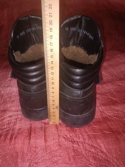 Зимові шкіряні черевики 41 р 25 см