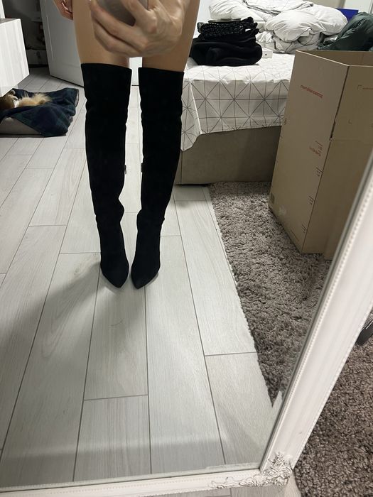 Сапожки замшевые Giadini