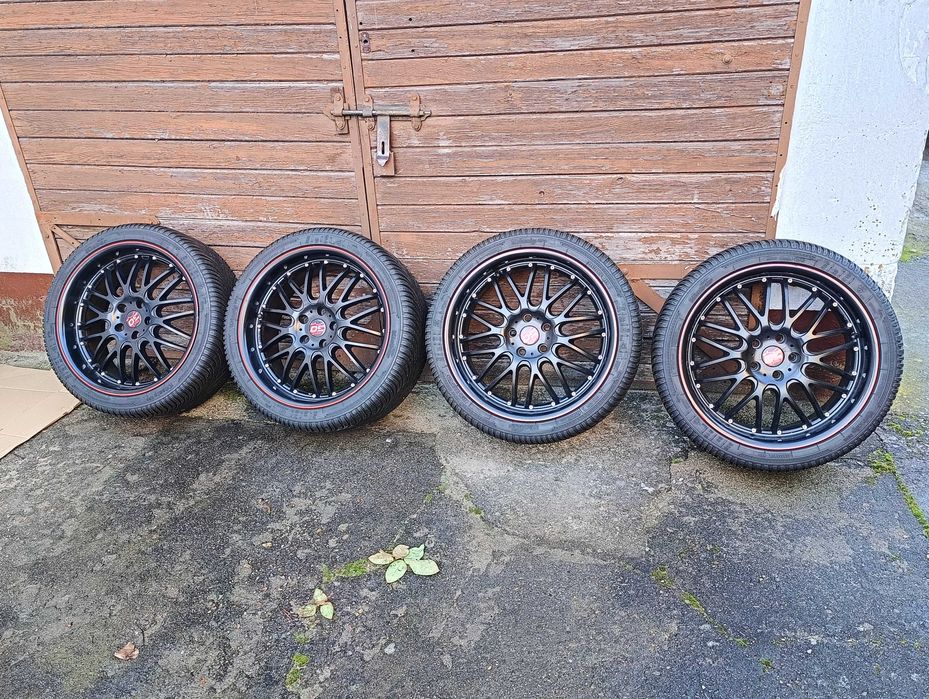 Alufelgi Dotz Mugello Audi A6 5x112 ET35 czarne Rant 19" 255/35/19 7mm