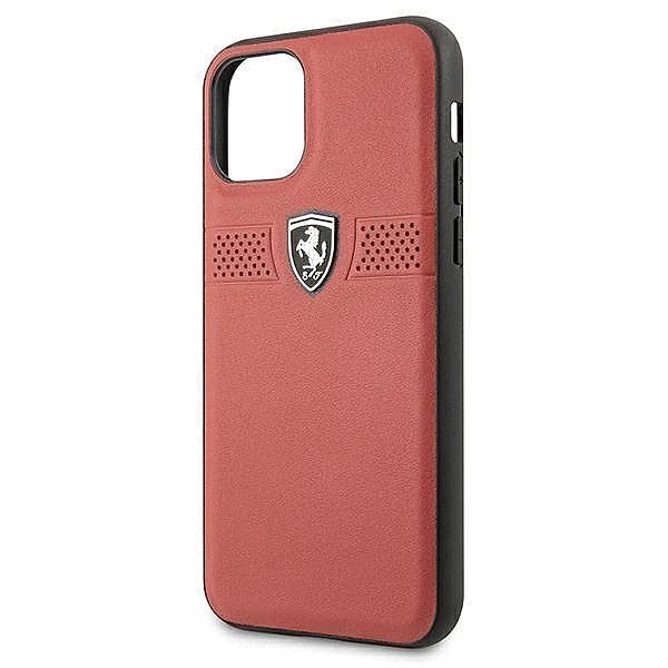 Etui Ferrari Off Track Leather na iPhone 11 Pro - czerwone
