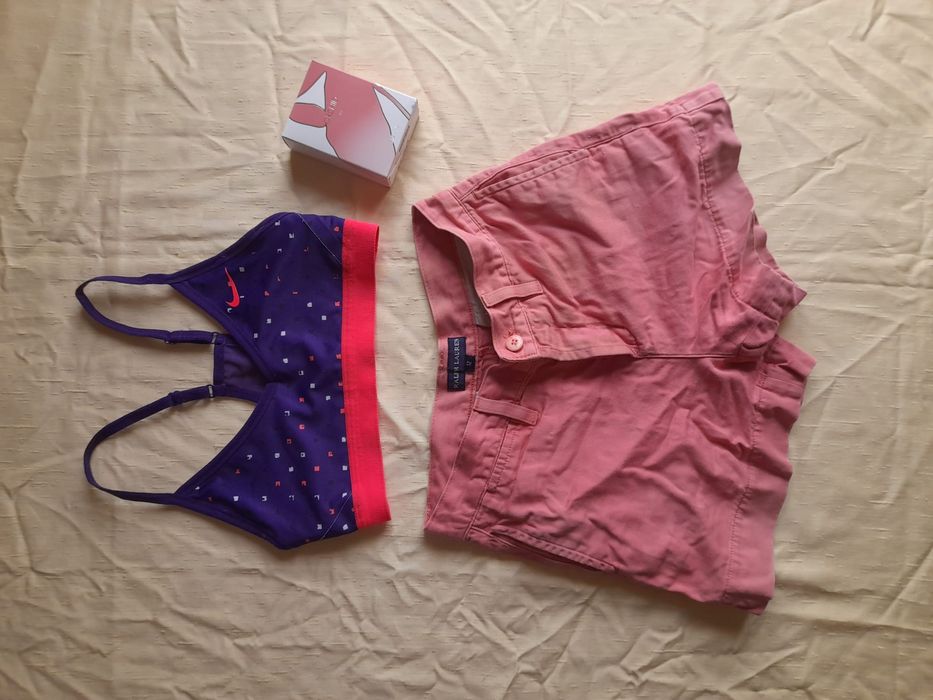 Conjunto 3 artigos, Lauren Ralph, Nike e perfume Zara