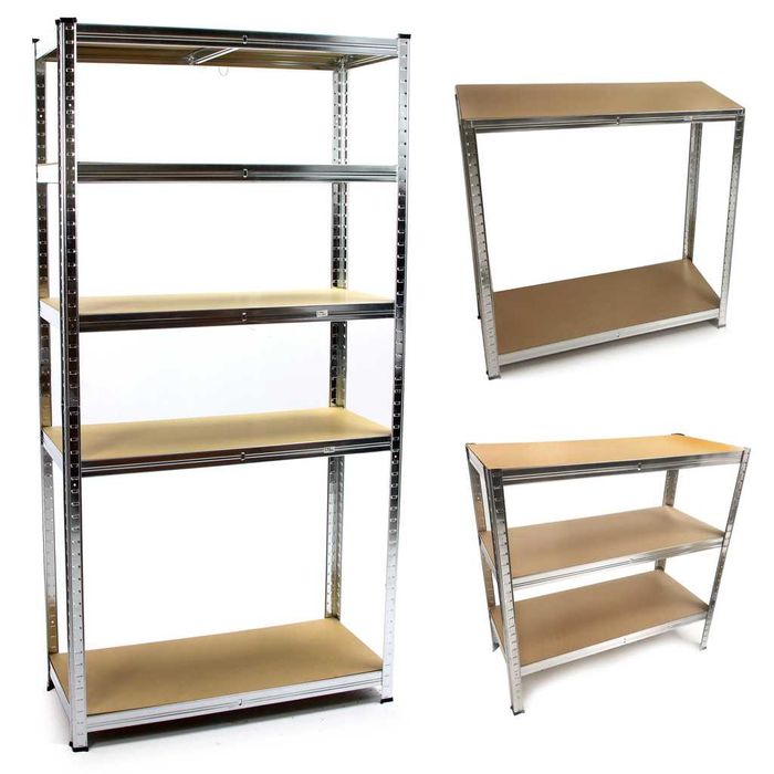 Regał garażowy magazynowy metalowy 175kg na półkę 190 x90 x40 Mocny