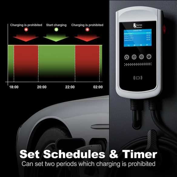 Wallbox Carregador 11 kw - 16 A - C/ APP - elétricos e híbridos