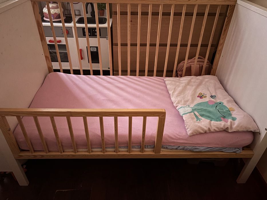 Łóżeczko dziecięce Kinderkraft + materac 120x60