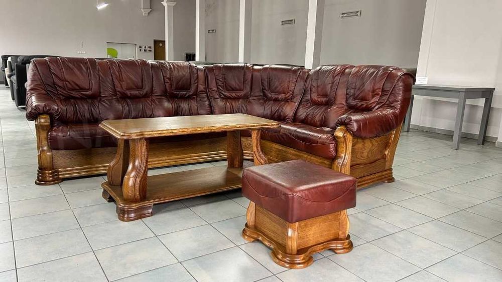 Naroznik skorzany stylowy OMEGA