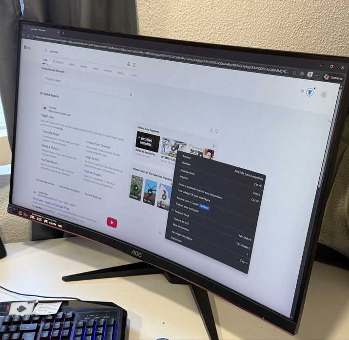 Ecrã AOC c32g2ze/bk