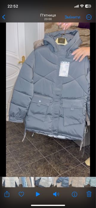 Куртка зимова, графіт, s/m