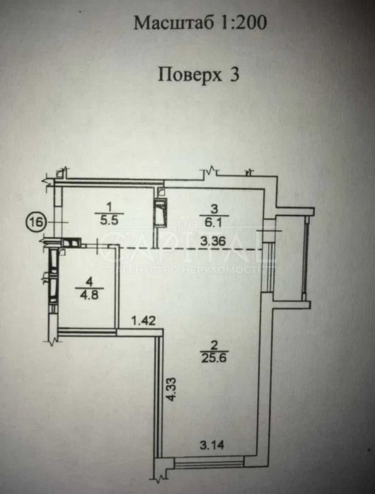 1К квартира 
(кухня-вітальня окрема спальня)
у ЖК Телескоп,Позняки
