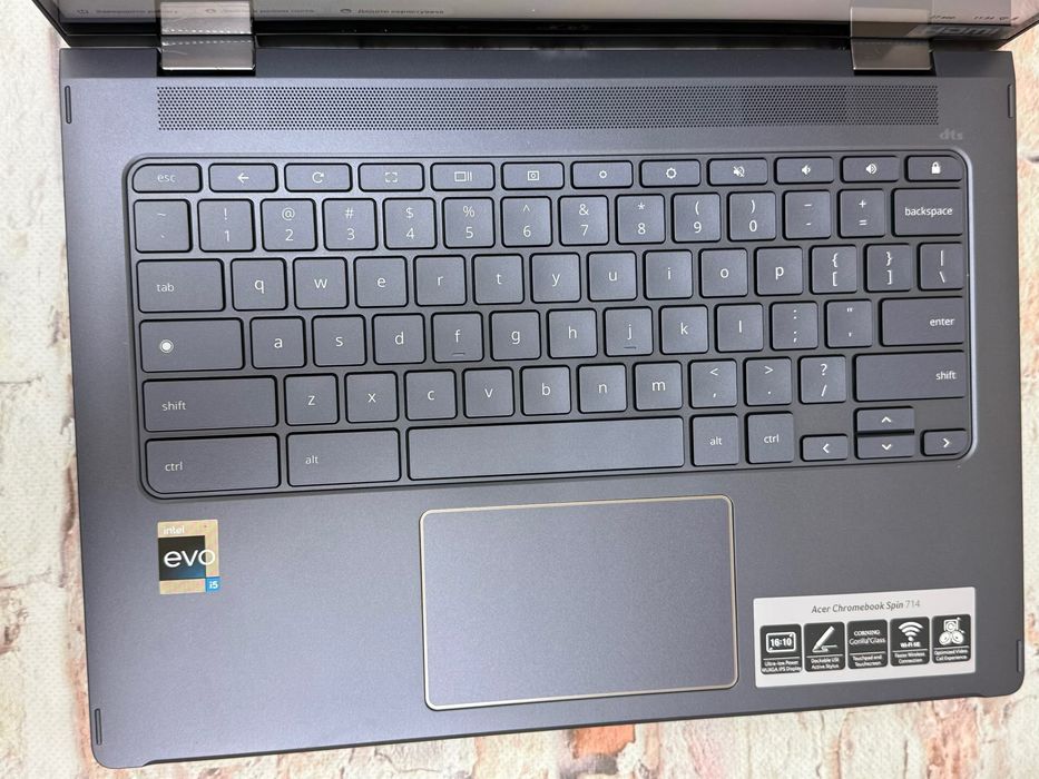 New Acer Chromebook Spin 714 i5-1235U / 8GB RAM / 256GB NVMe
