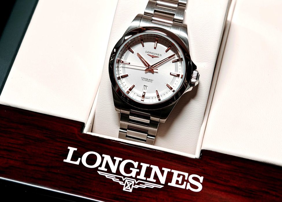 Zegarek LONGINES Conquest Lady Automatic Idealny Stan Komplet Rach GW!
