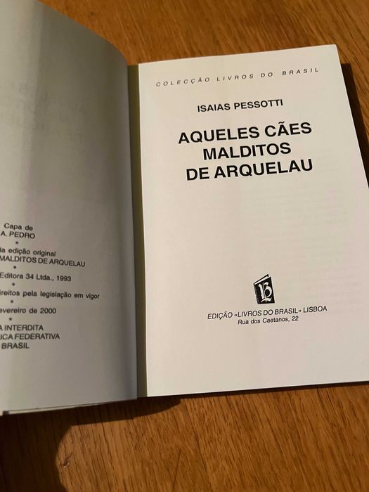 Aqueles Cães Malditos de Arquelau     ISAIAS PESSOTTI