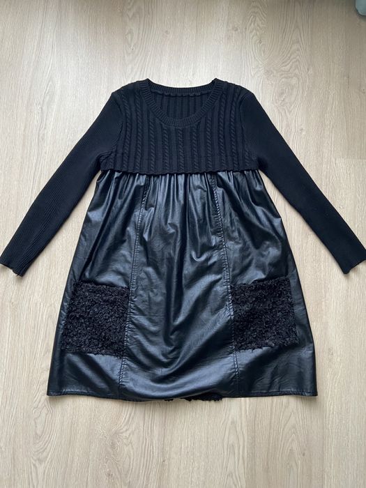 Сукня міні шкіряна