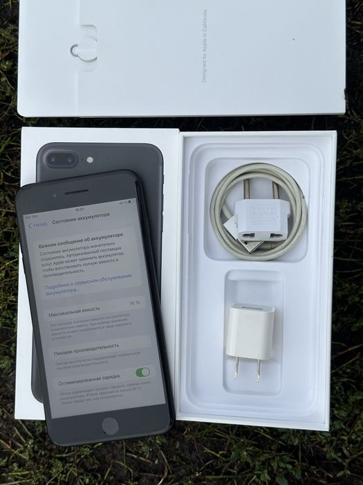 IPhone 7+plus 32gb/збережений/неверлок