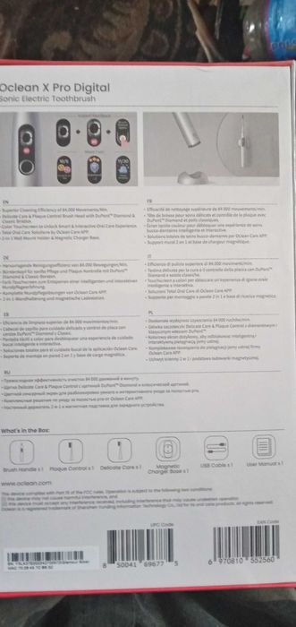 Oclean X Pro Digital - Inteligentna Szczoteczka Soniczna