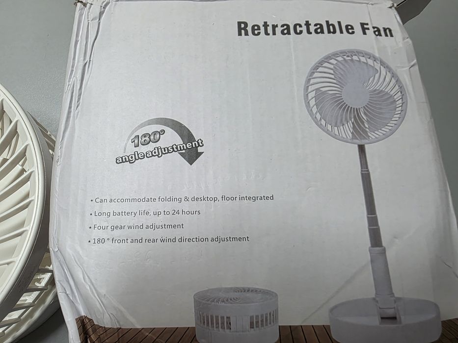 Ventoinha Retrátil Portátil com bateria64740663166465121