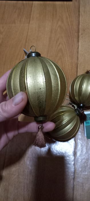 Новогодние шары новорічні кульки з китичками