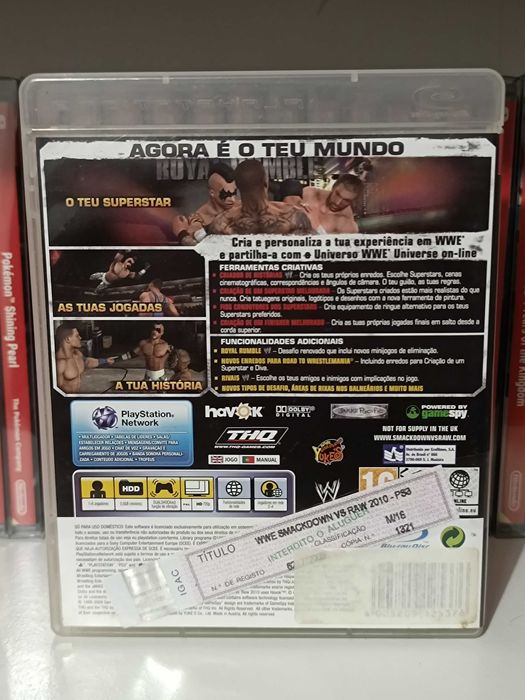 Ps3 Jogos WWE Smackdown Vs Raw 2010 e 2011