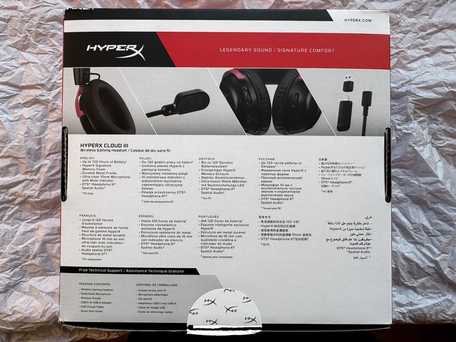 Навушники HyperX Cloud 3 бездротові